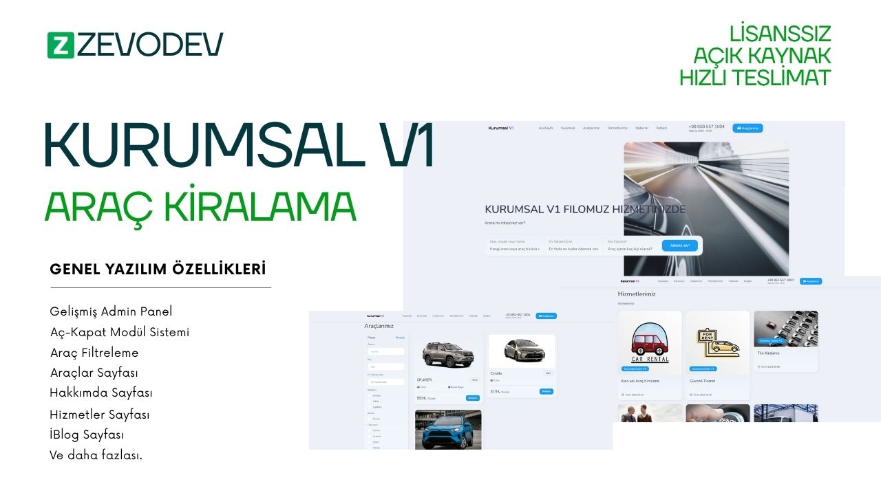 Proje Kurumsal Yazılım V1 - Araç Kiralama